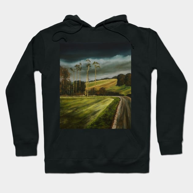 Countryside road. Hoodie by Macartvert